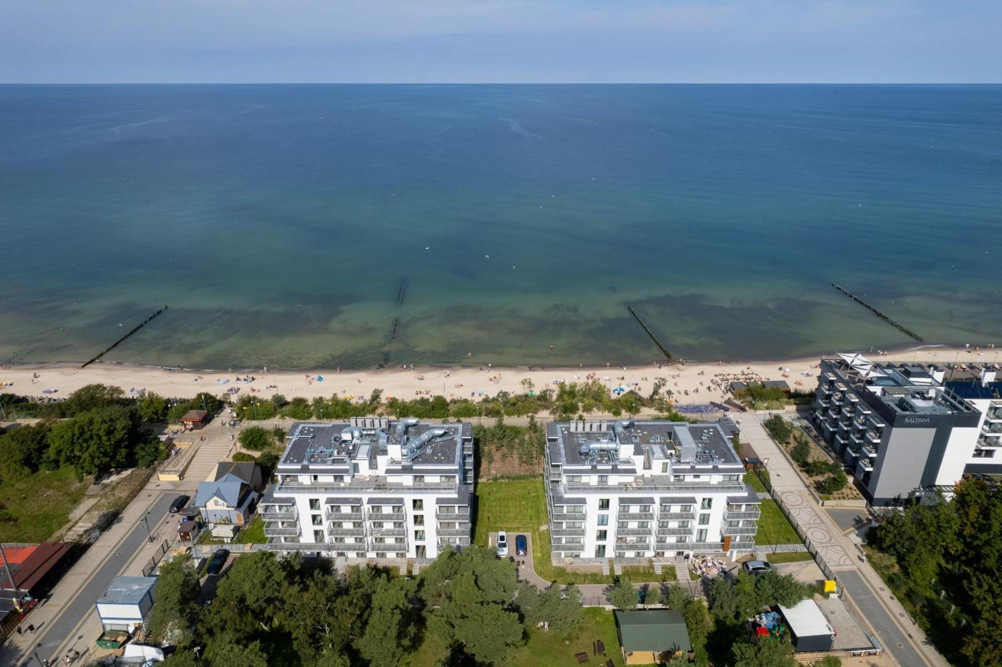 Mielno Jantaris B26 Balcony And Sea View Underground Parking Apartman Kültér fotó