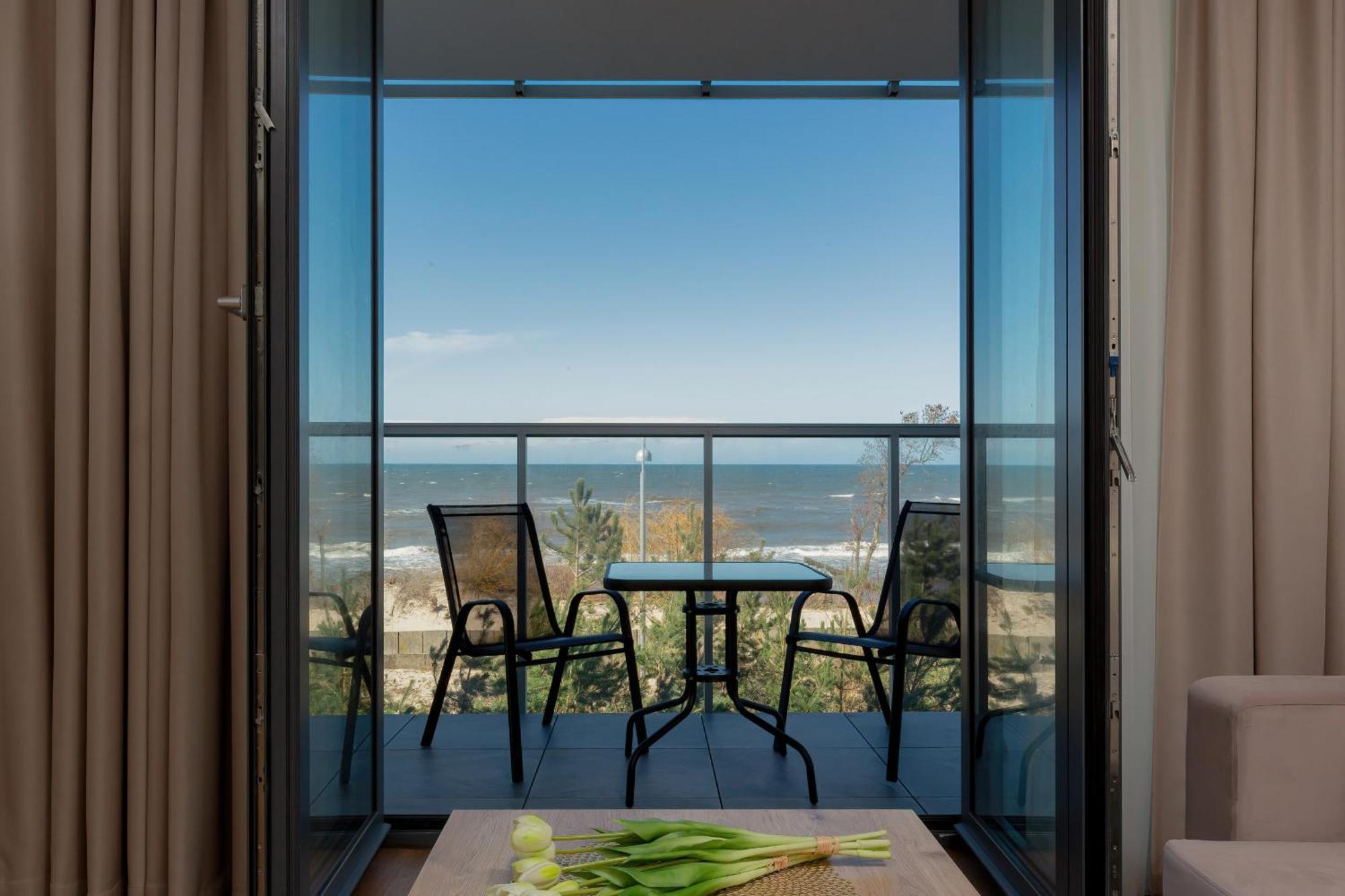 Mielno Jantaris B26 Balcony And Sea View Underground Parking Apartman Kültér fotó